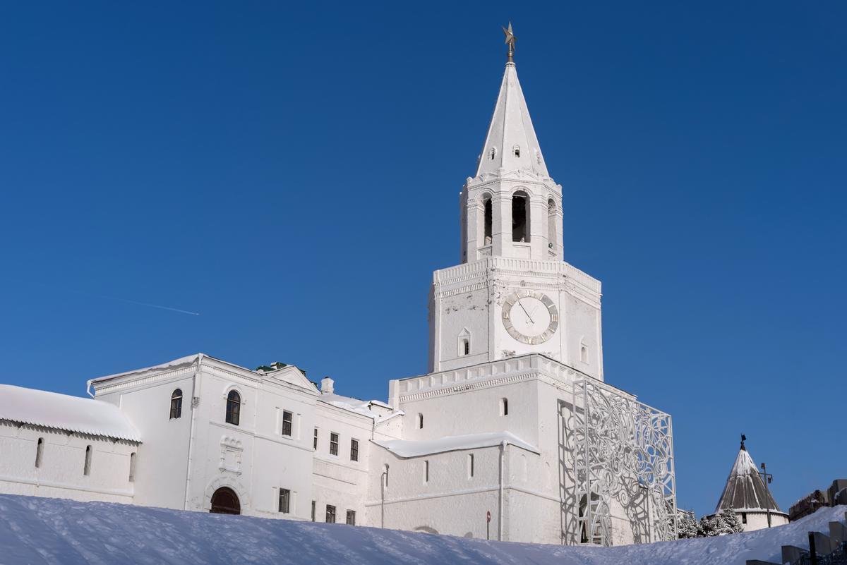 Казанский кремль зимой