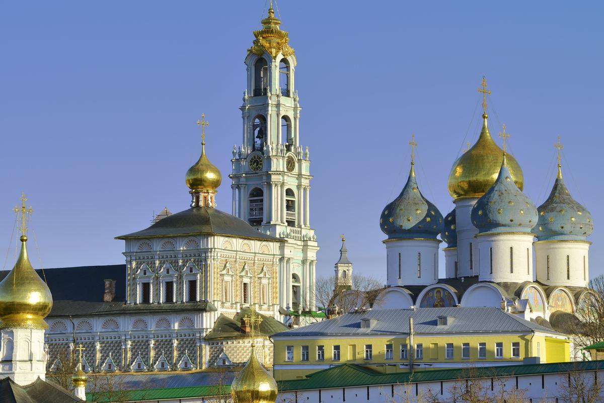 Купола Троице-Сергиевой лавры