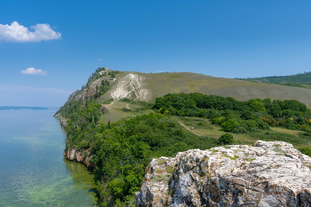 Жигулевские горы в национальном парке Самарская Лука