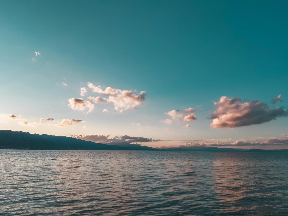 Lake Ohrid in Albania