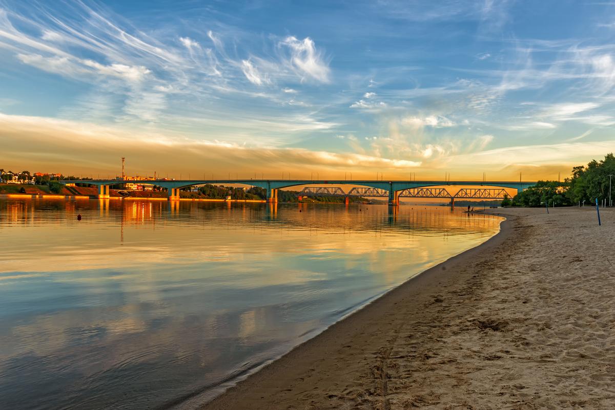Октябрьский мост в Ярославле