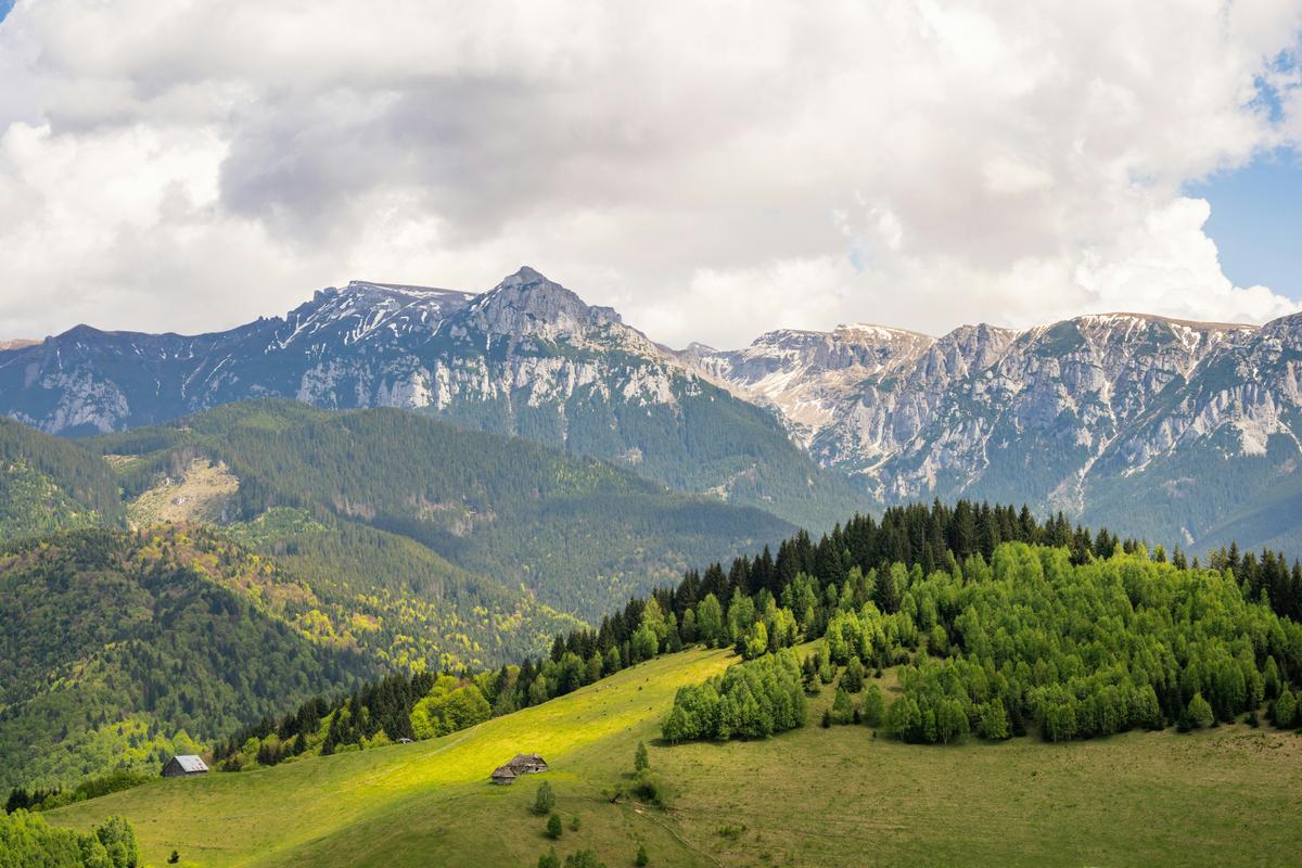 Bucegi Mountains in Romania