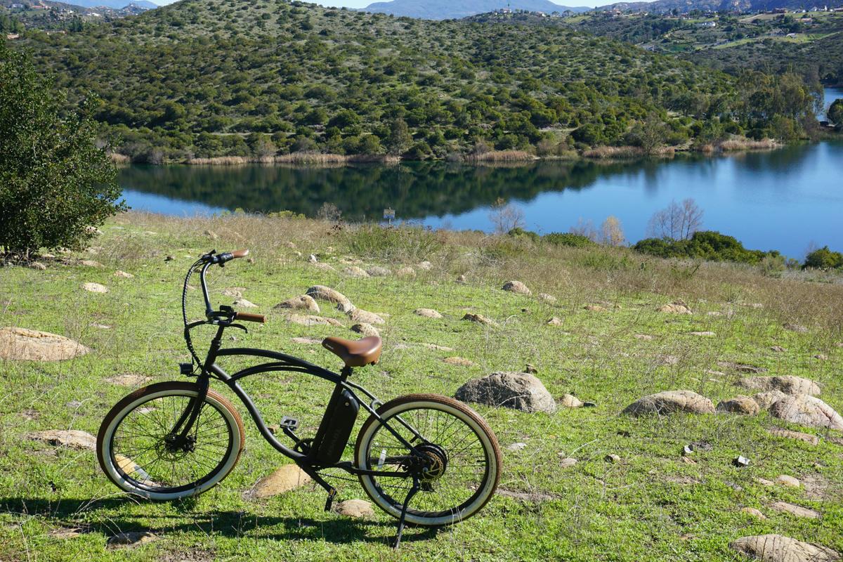 Bike by the lake