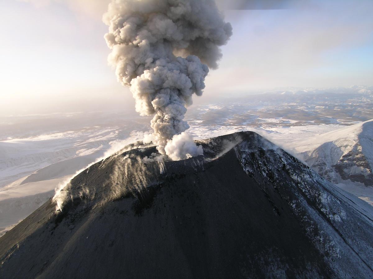 Karymsky Volcano in Kamchatka