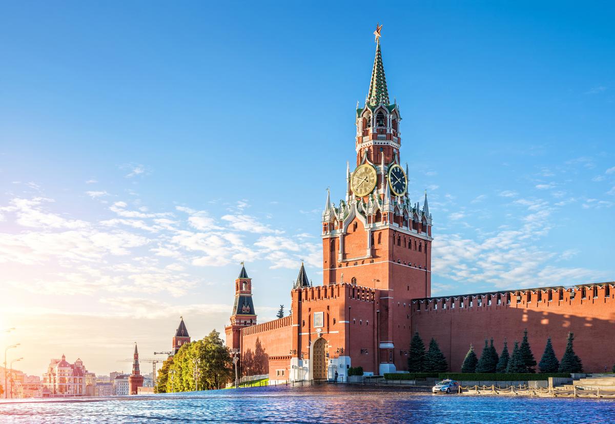 Спасская башня Московского кремля