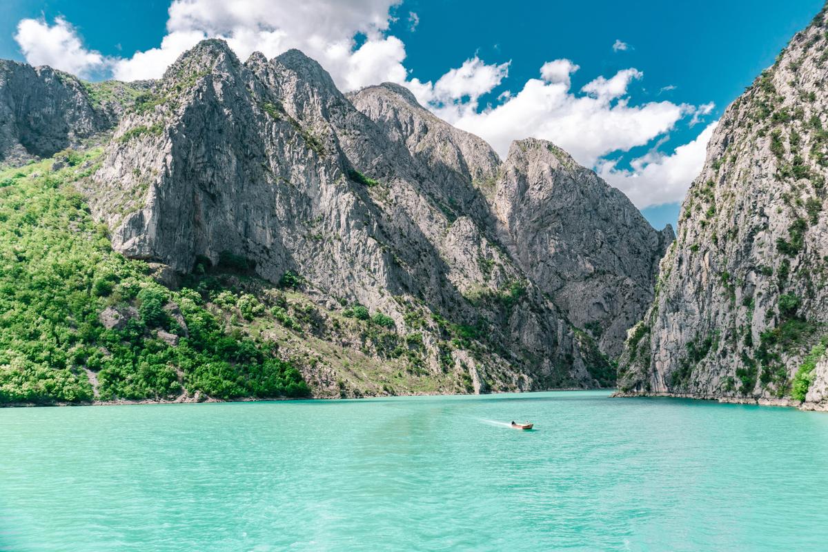 Koman Lake, Albania