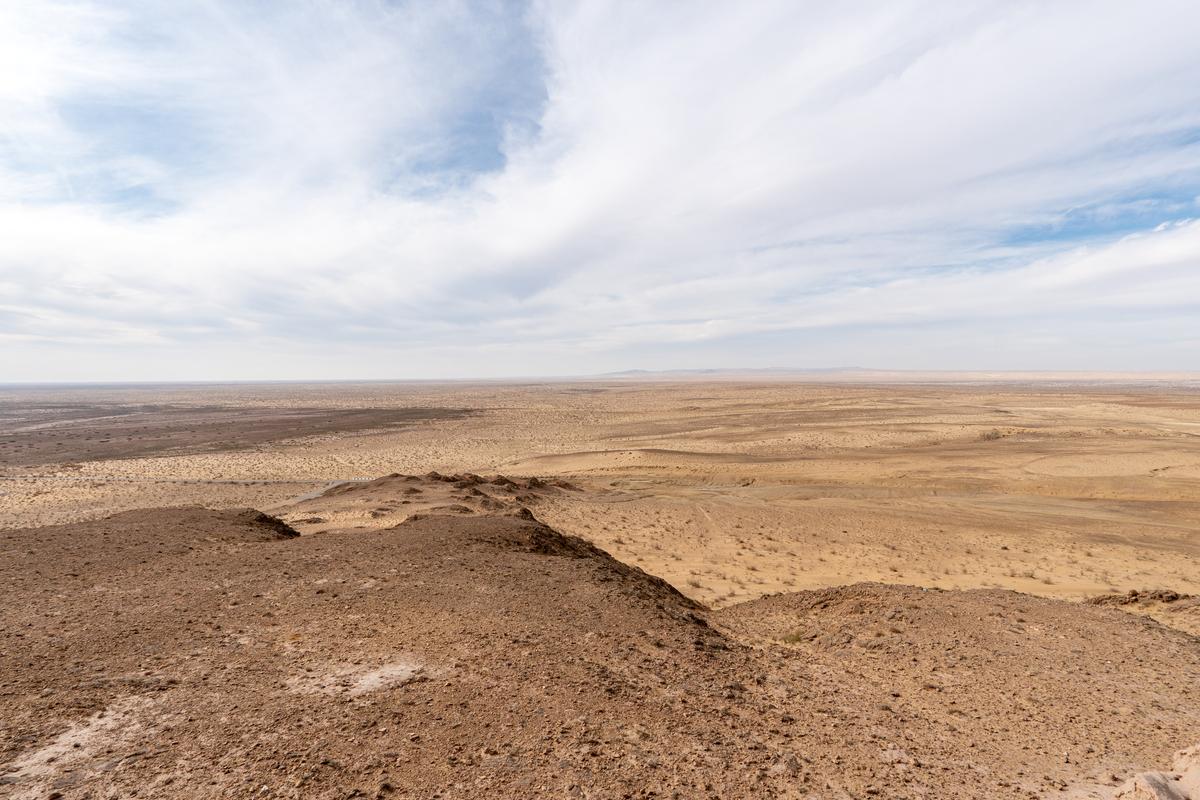 Панорама пустыни Кызылкум
