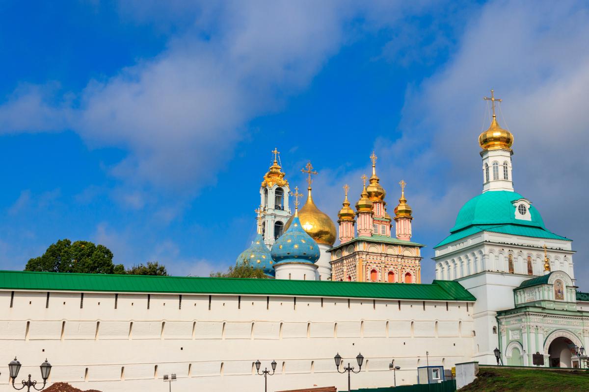 Вид на Троице-Сергиеву лавру