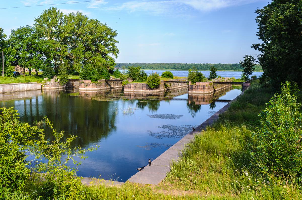 Гранитные шлюзы Шлиссельбурга