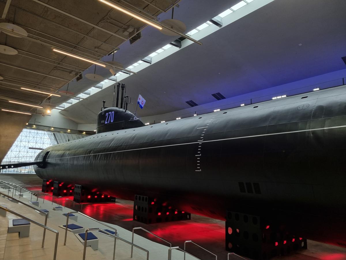 Подводная лодка в Музее военно-морской славы