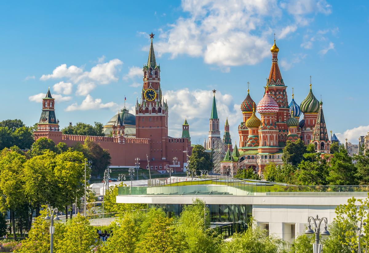 Летний пейзаж Москвы