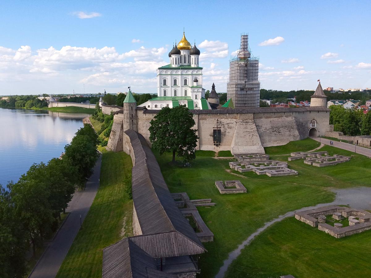 Реконструкция Псковского кремля