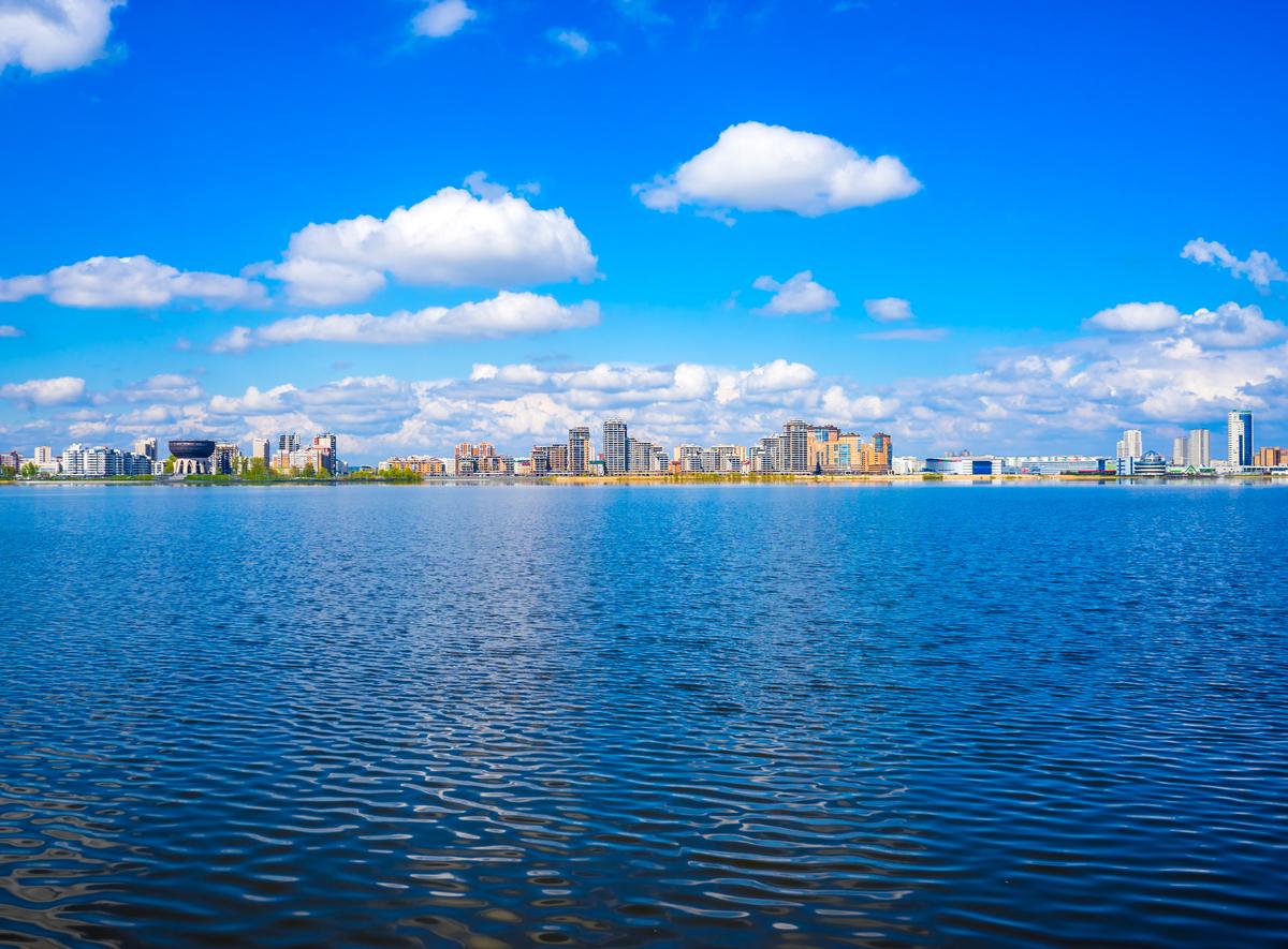 Панорамный вид на Казань