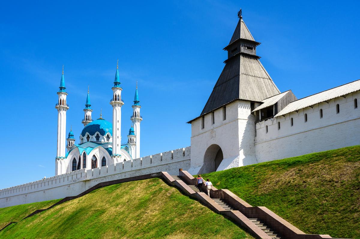 Вид на Казанский Кремль