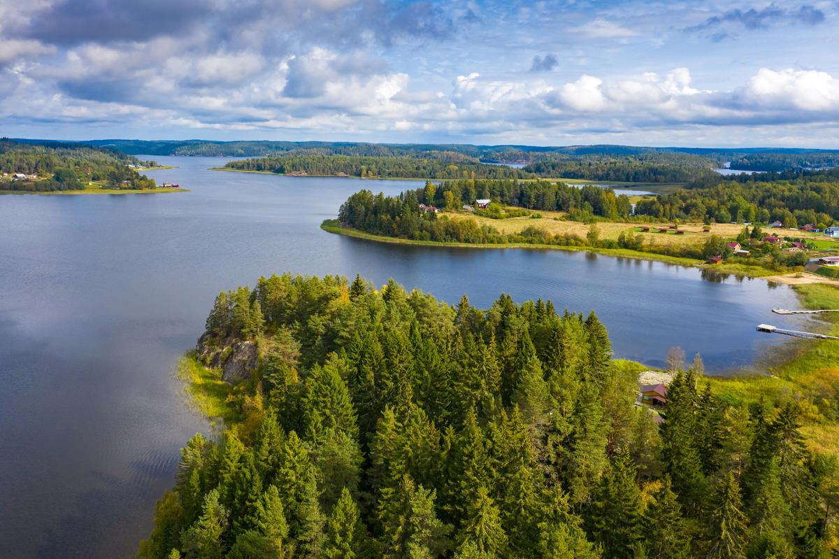 Пейзаж Ладожского озера