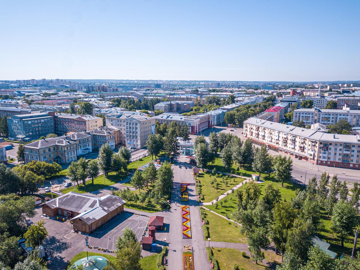 Панорама города Кемерово