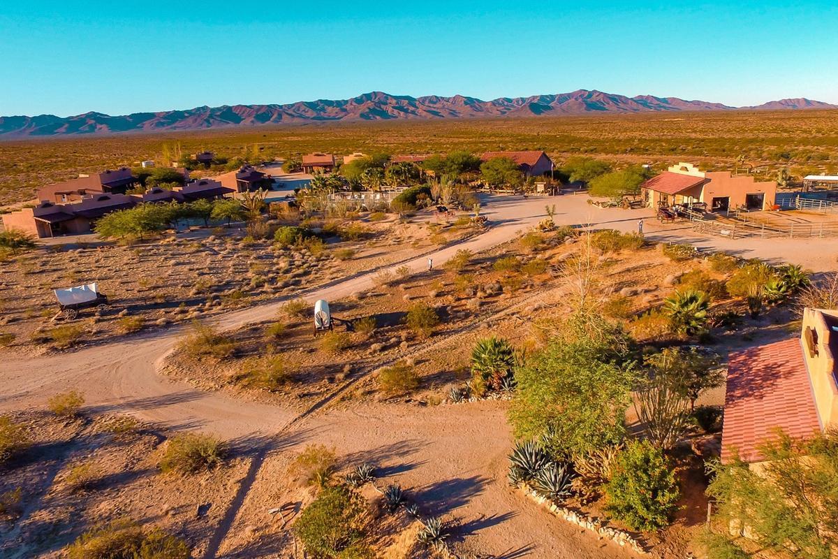 Top view of the ranch