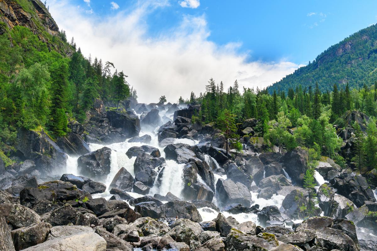Водопад Учар