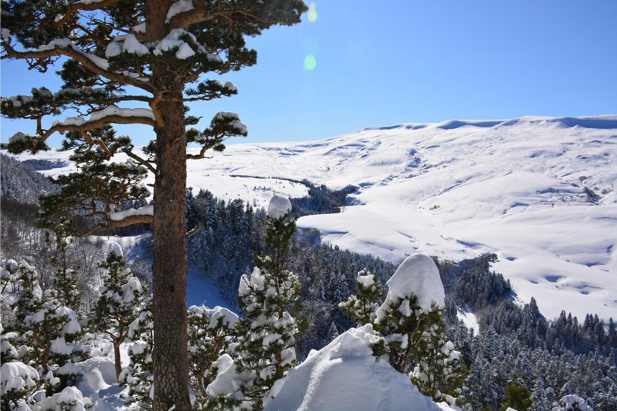 Лаго-Наки зимой