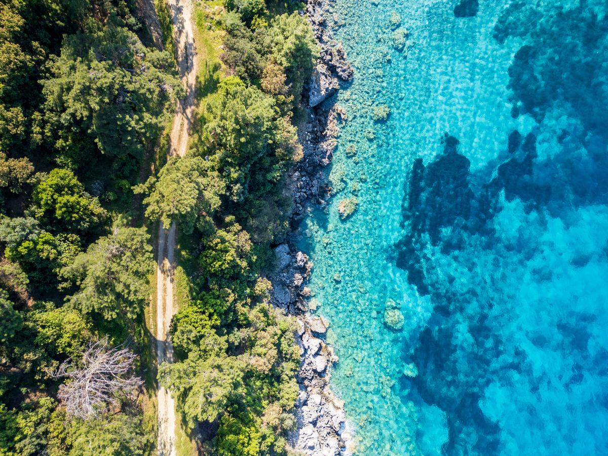 Ликийская тропа с высоты птичьего полета