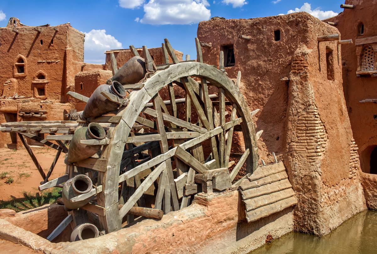 Водное колесо в Сарай-Бату