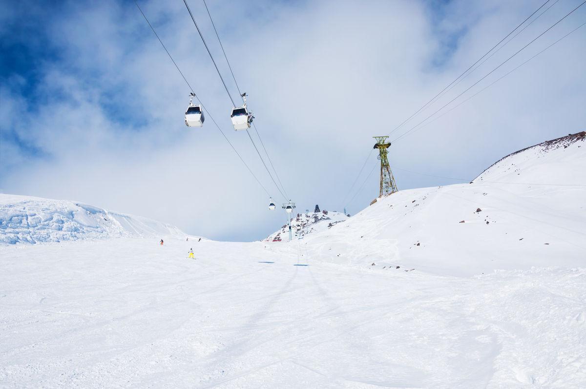 Skigebiet am Elbrus