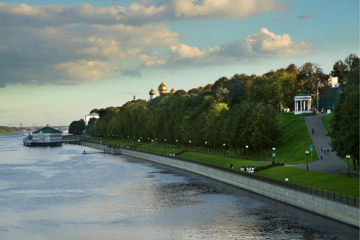 Набережная в Ярославле