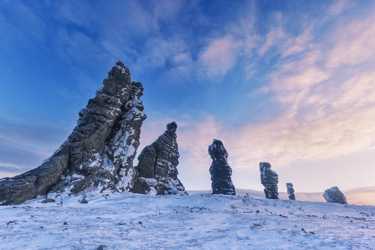 Плато Маньпупунер зимой