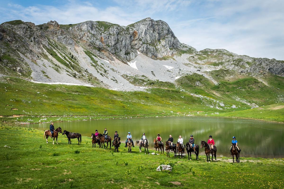 Landscapes of northern Montenegrin mountains