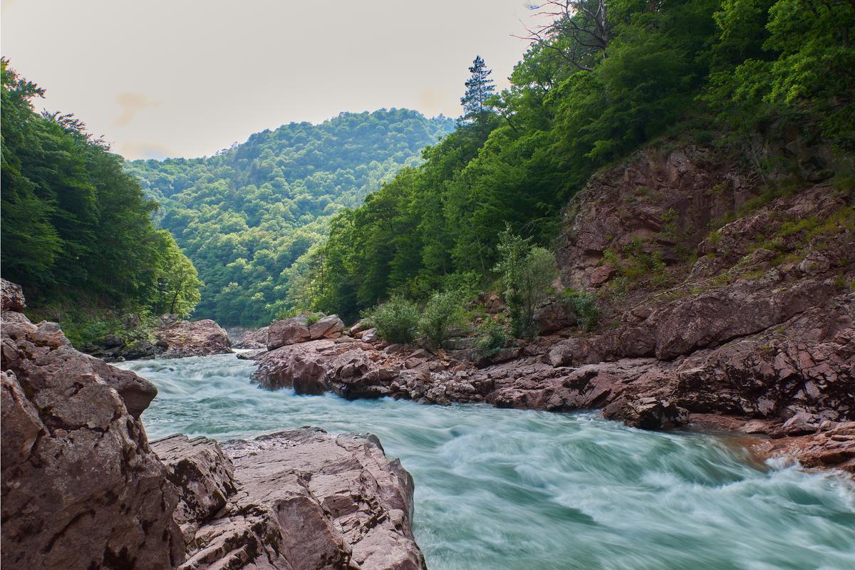 Река Белая в Адыгее
