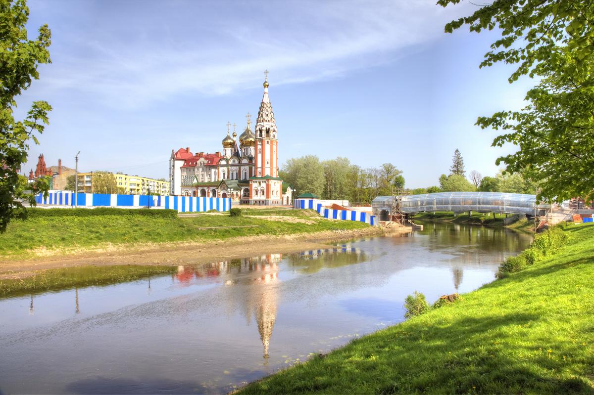 Вид на город Гусев