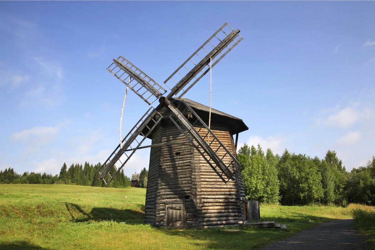 Деревянная мельница в Пермском крае