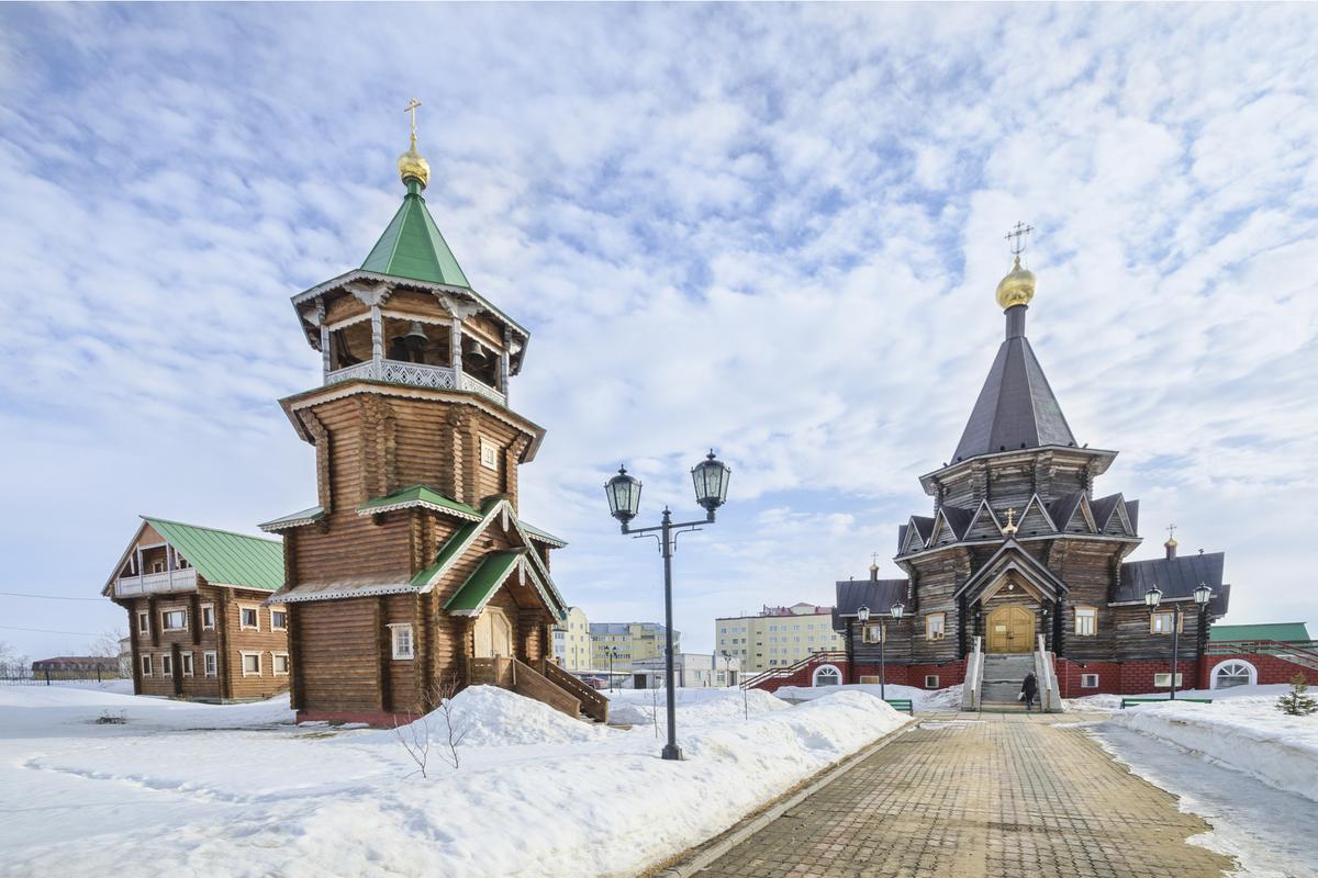 Зимний пейзаж Нарьян-Мара