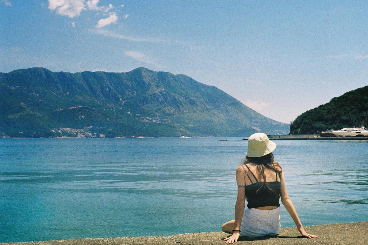 Tourist in Montenegro