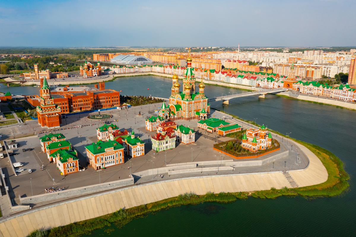 Городской пейзаж Йошкар-Олы