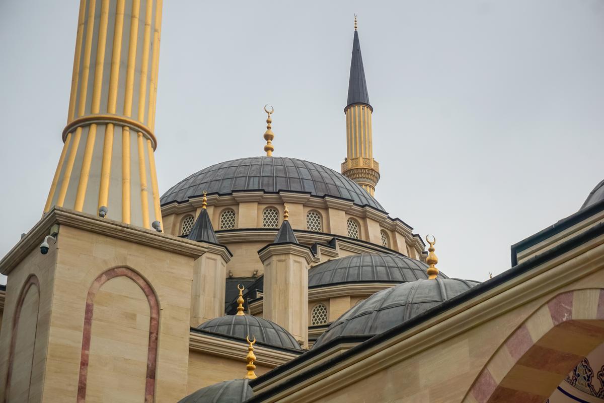 Купол мечети «Сердце Чечни»