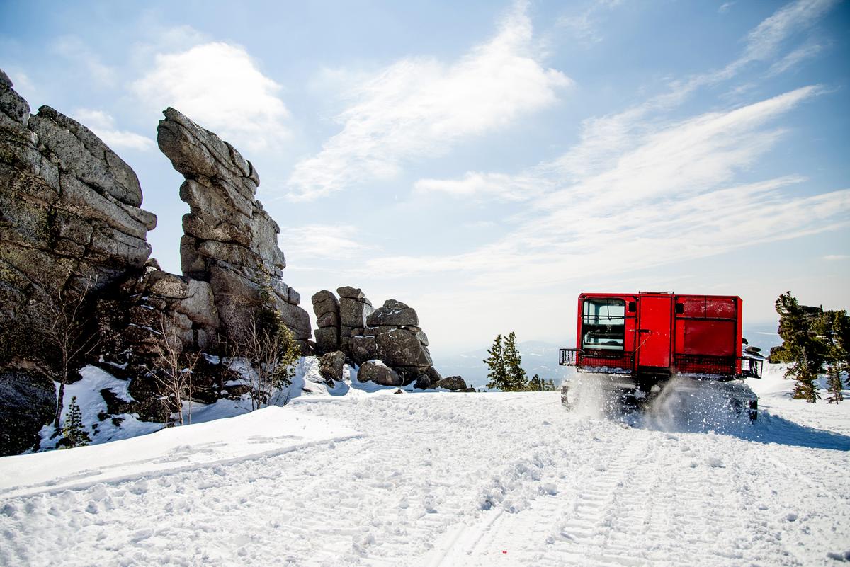 Останцы в горах Шерегеш