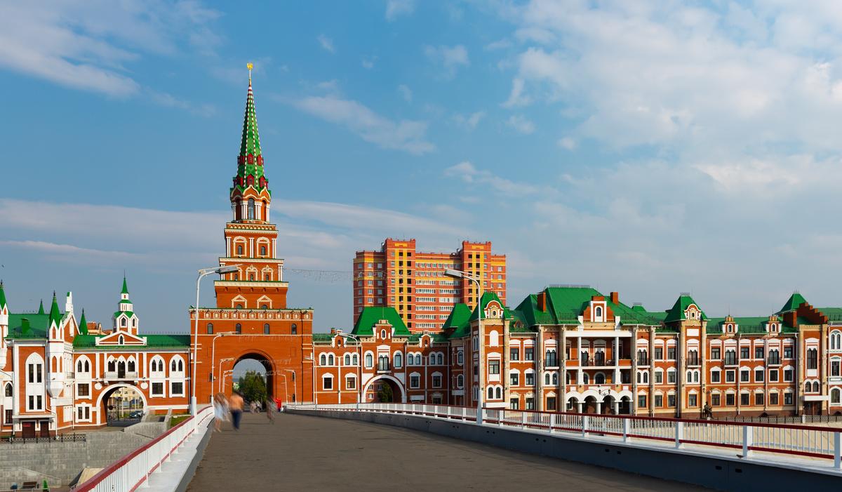 Набережная Брюгге в Йошкар-Оле