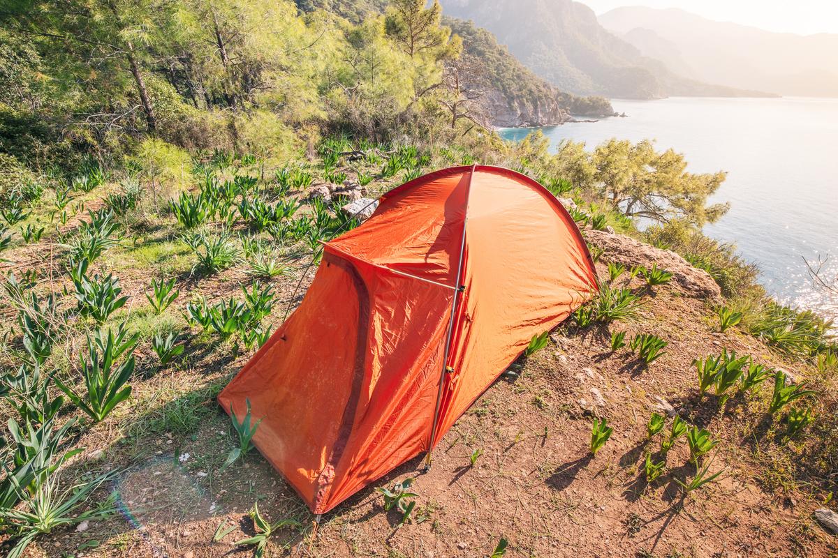 Палатка на Ликийской тропе