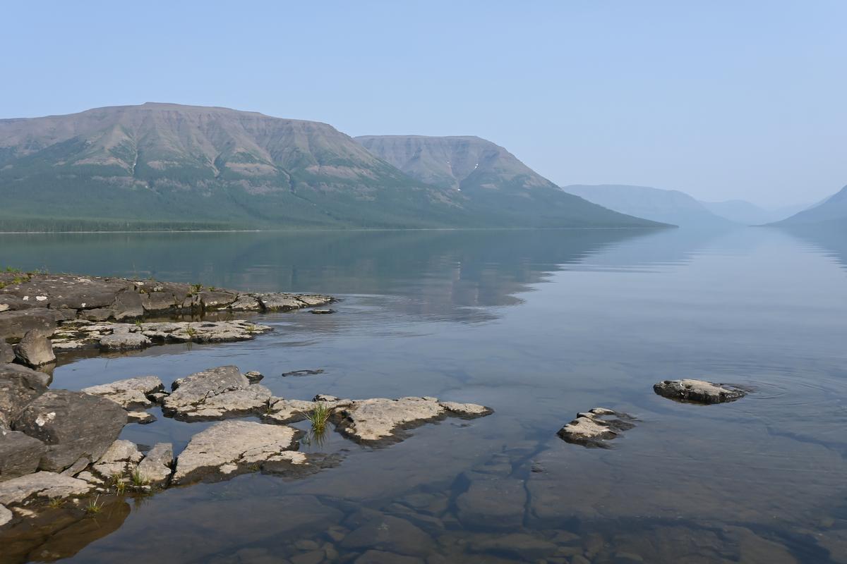 Горное озеро на плато Путорана