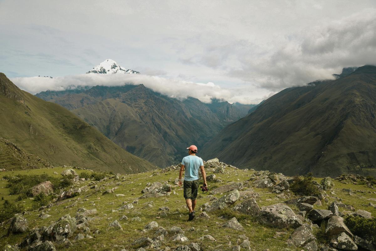 A man in the mountains of South Africa