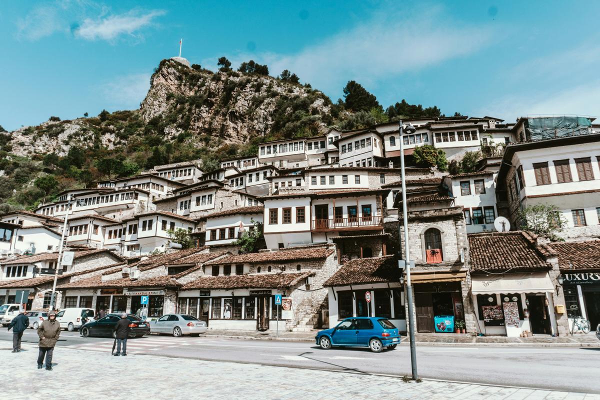 City Berat, in Albania