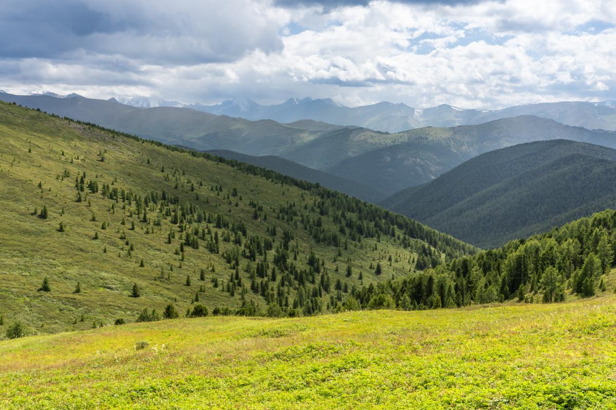 Конный переход от турбазы Байару