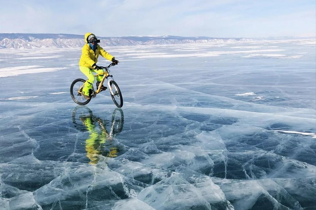 Зимний Байкал на велосипедах. Путешествие по льду Малого Моря (9/10)