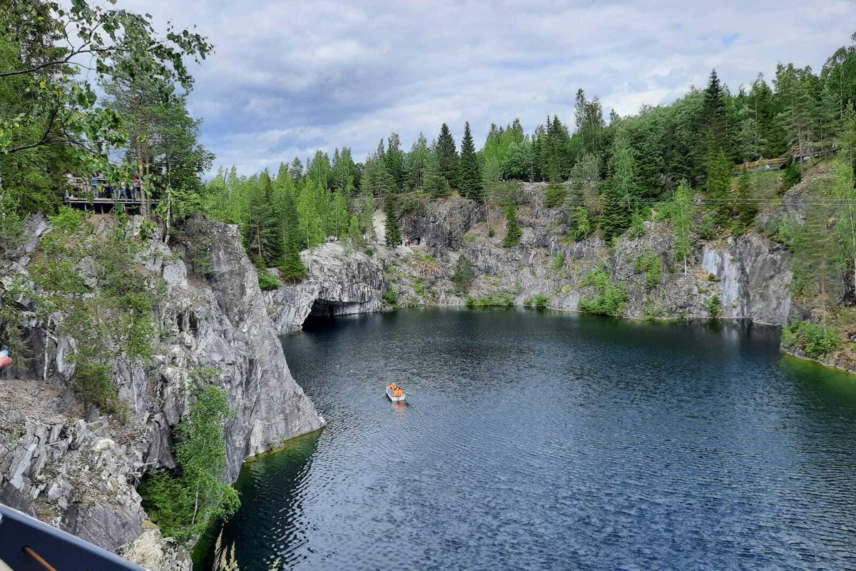 Горный парк Рускеала. Водопады Ахинкоски