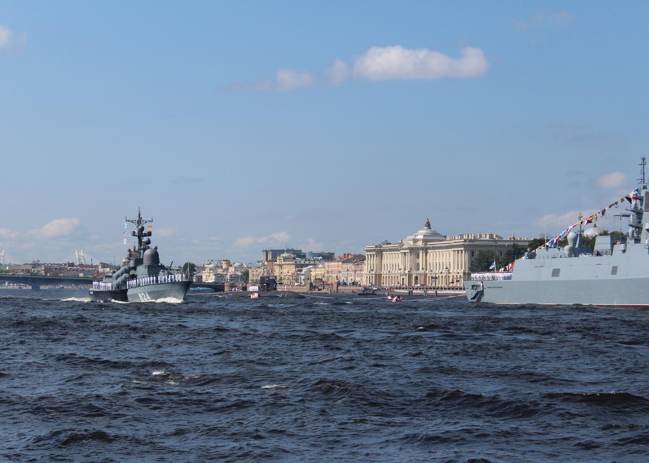 Петербург под Андреевским флагом - день ВМФ. Сокращенная программа