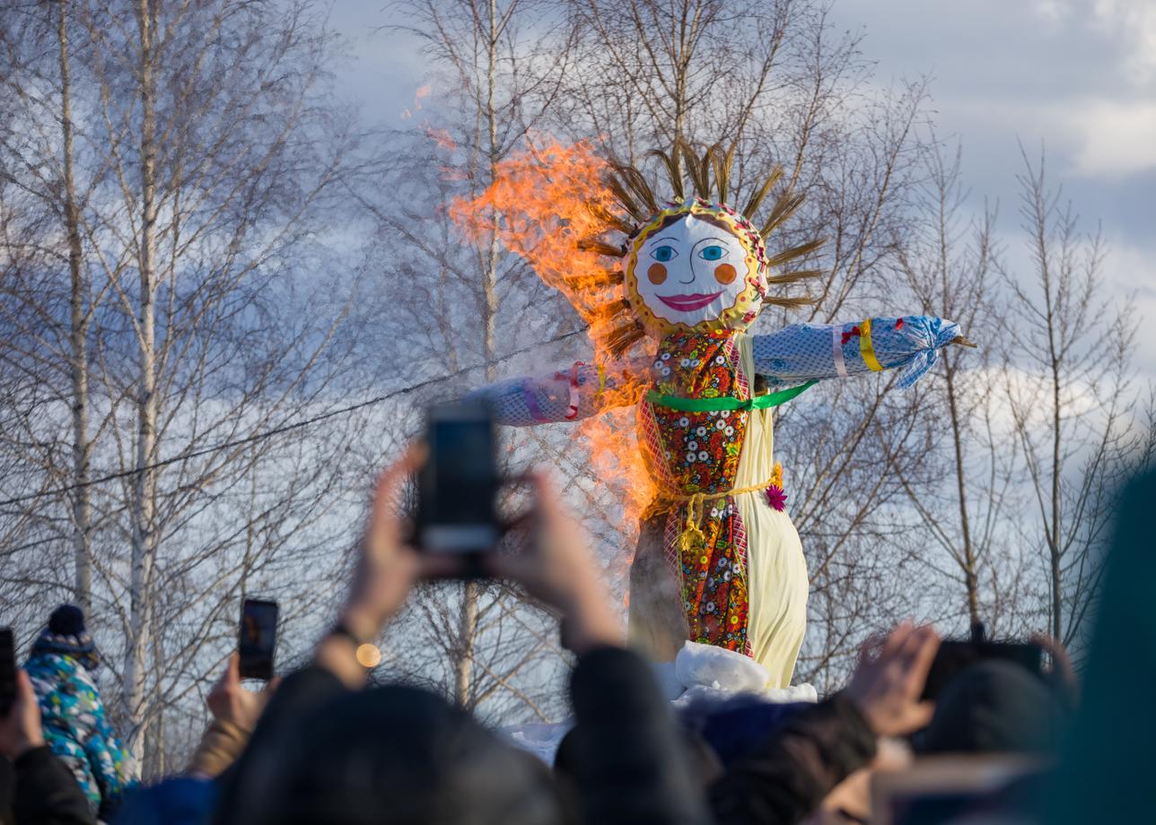 Масленичный разгуляй на Волге