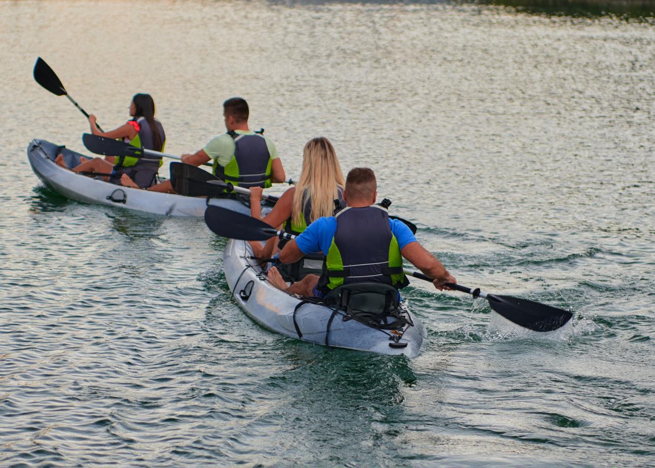 Детский сплав по реке Вуокса в Карелии