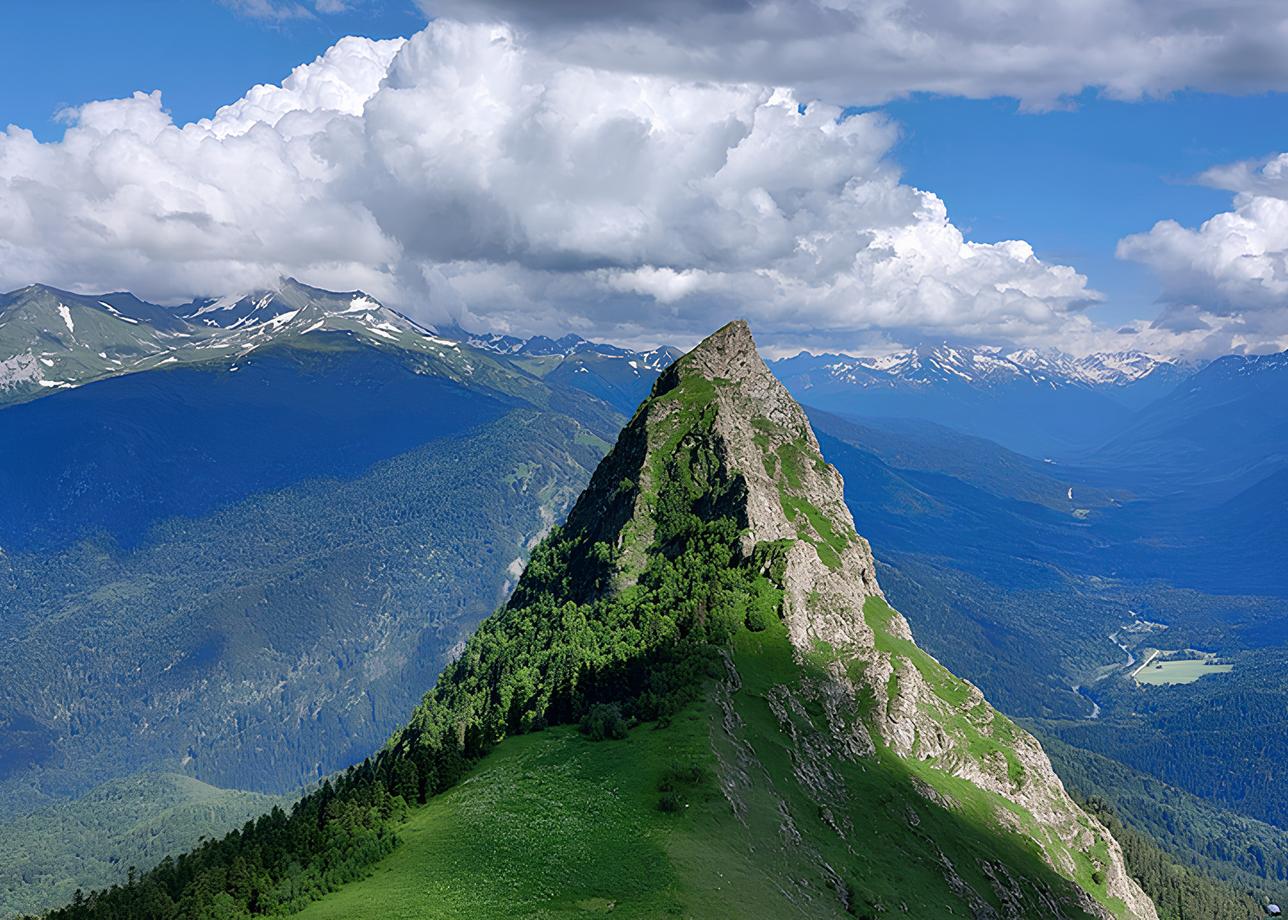 Горный лагерь в Дамхурце. Карачаево-Черкесия