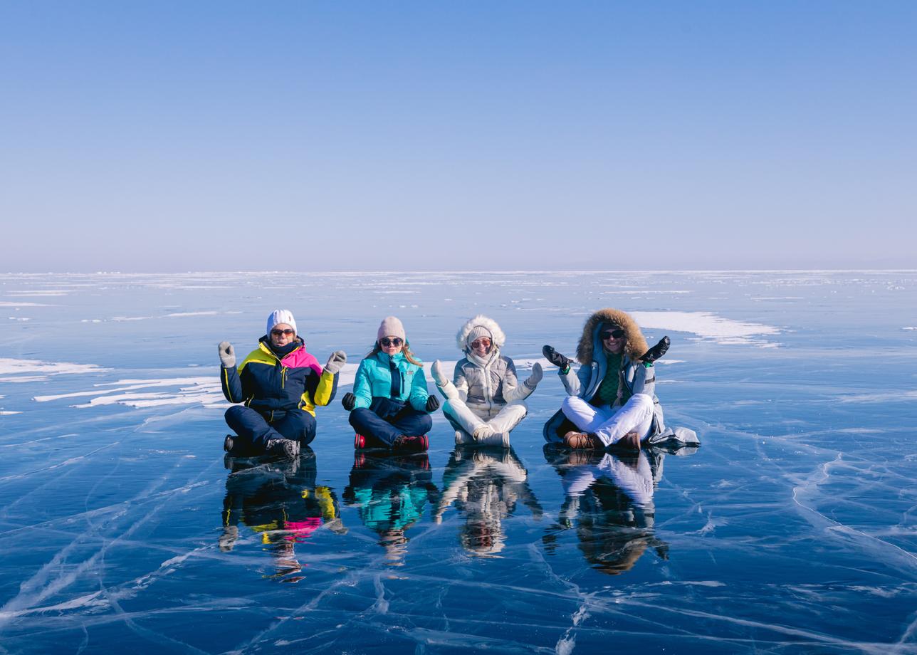 Лёд Байкала из Красноярска